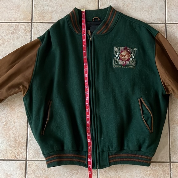 Golden Bear Varsity Bomber Jacket, Pacific Coast Cutting Association, Sz XL - Picture 13 of 15